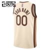 Maillot Enfant Golden State Warriors Personnalisable 2025-26 Nike City Edition Blanc Swingman